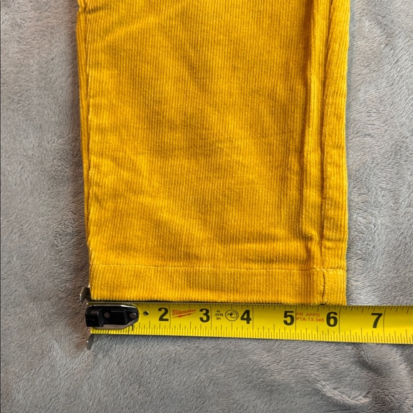 NWOT Lucy & Yak Original Dungaree Organic Cotton Mustard Size UK8 US4 Unisex - Picture 16 of 16